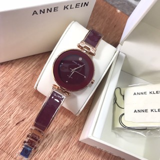 Đồng hồ nữ Anne Klein viền vàng đính pha lê