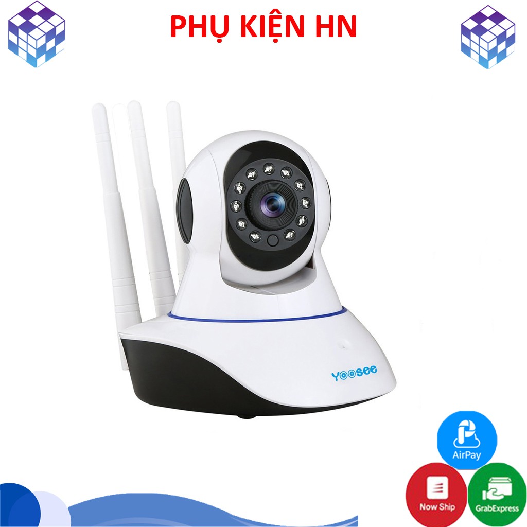 Camera wifi trong nhà Yoose 2.0 3 râu - Quay 360 độ chế đô ngày đêm - âm thanh - Chính hãng - bảo hành