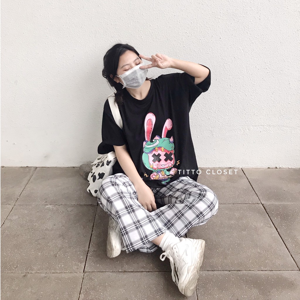 Quần Caro Cullotes Ống Rộng Ulzzang Unisex (Ảnh Thật)