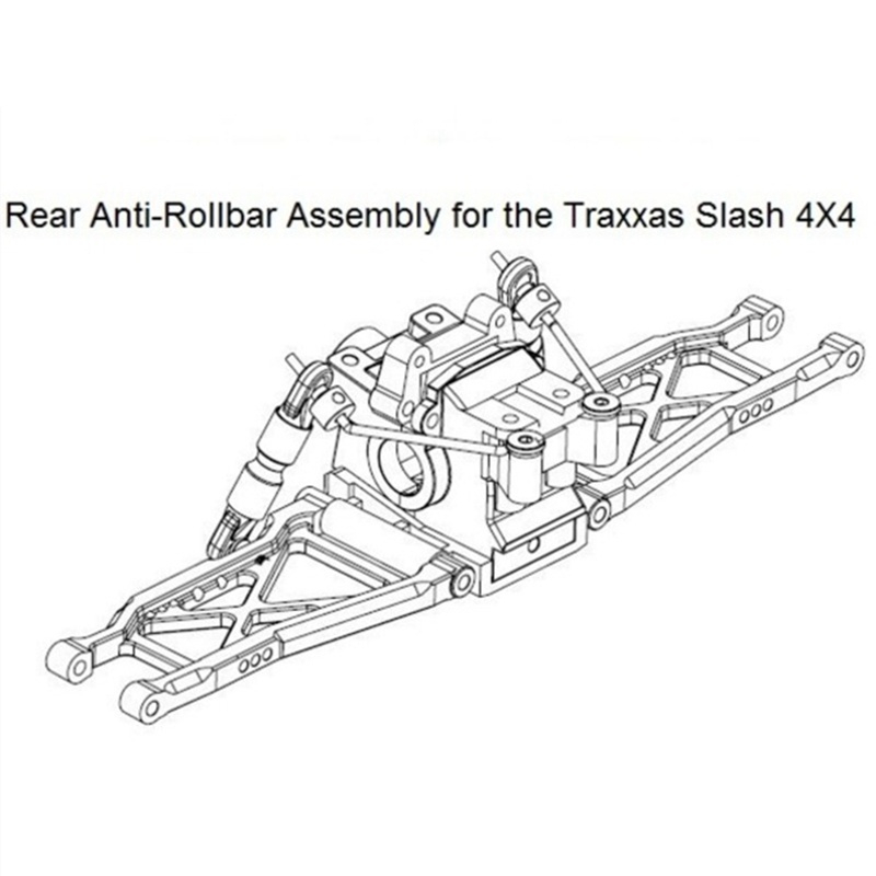 Bộ Phụ Kiện Thanh Nâng Cấp Trước Và Sau SLF311 Cho Traxxas 4X4 Slash