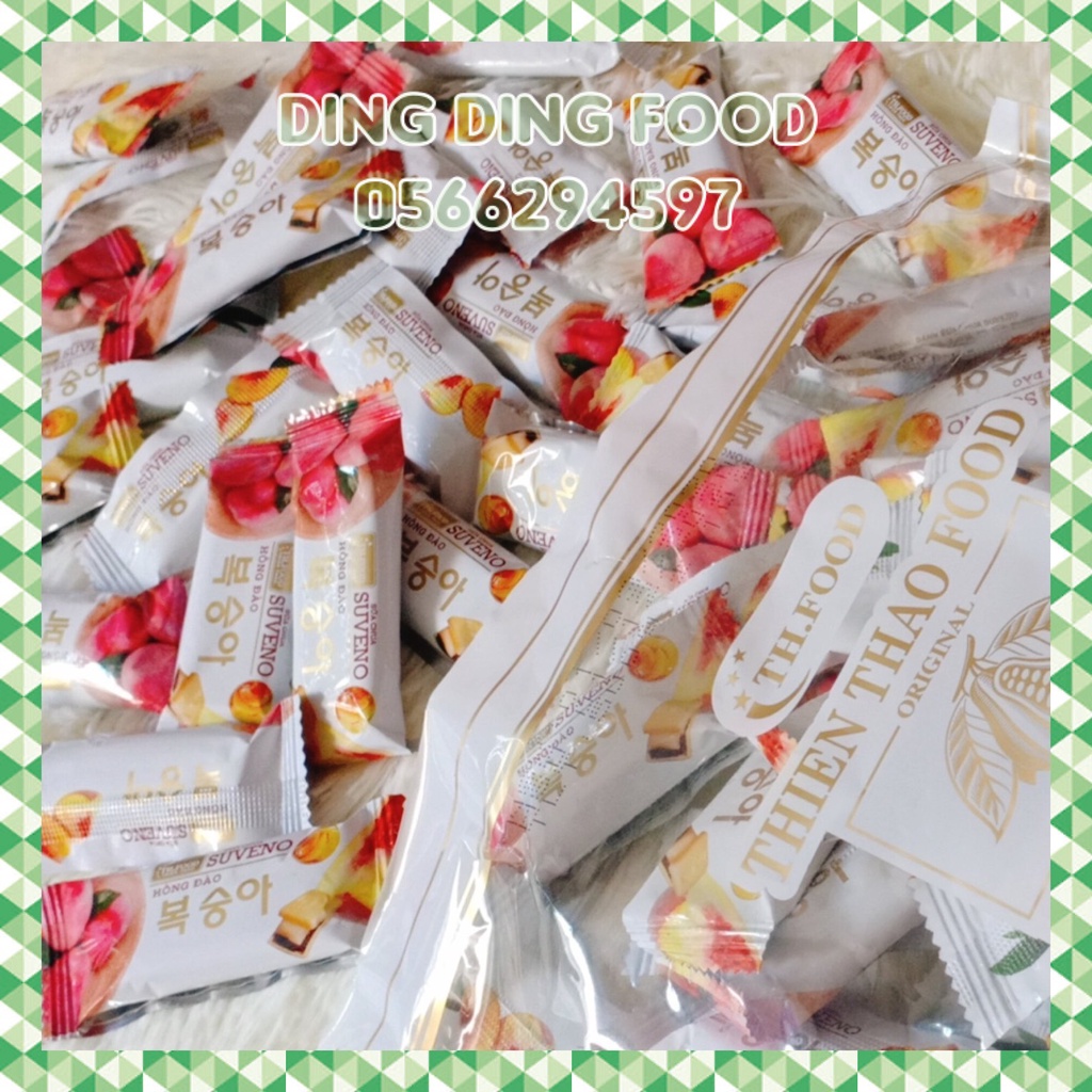 Bánh Sữa Chua Giòn Vị Đào Suveno | Ăn Vặt Cho Bé| Bánh Xốp Sữa Chua Thiên Thảo - DING DING FOOD