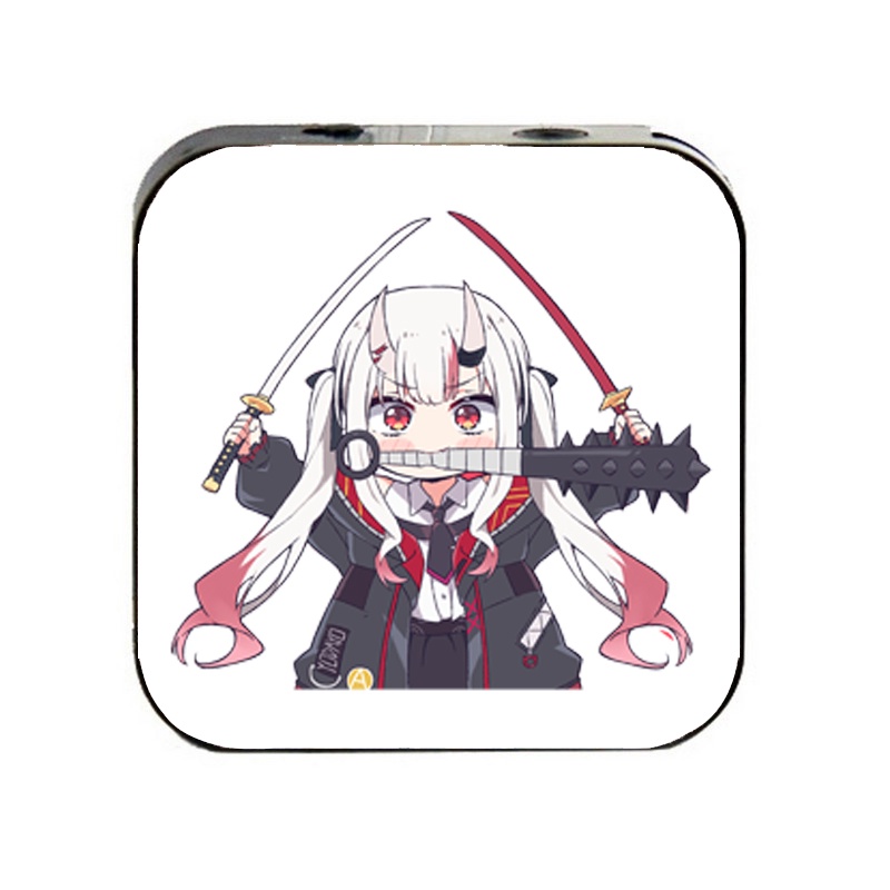 Máy nghe nhạc mp3 in hình AYAME NAKIRI Hololive Vtuber kèm tai nghe tiện lợi cá tính anime chibi