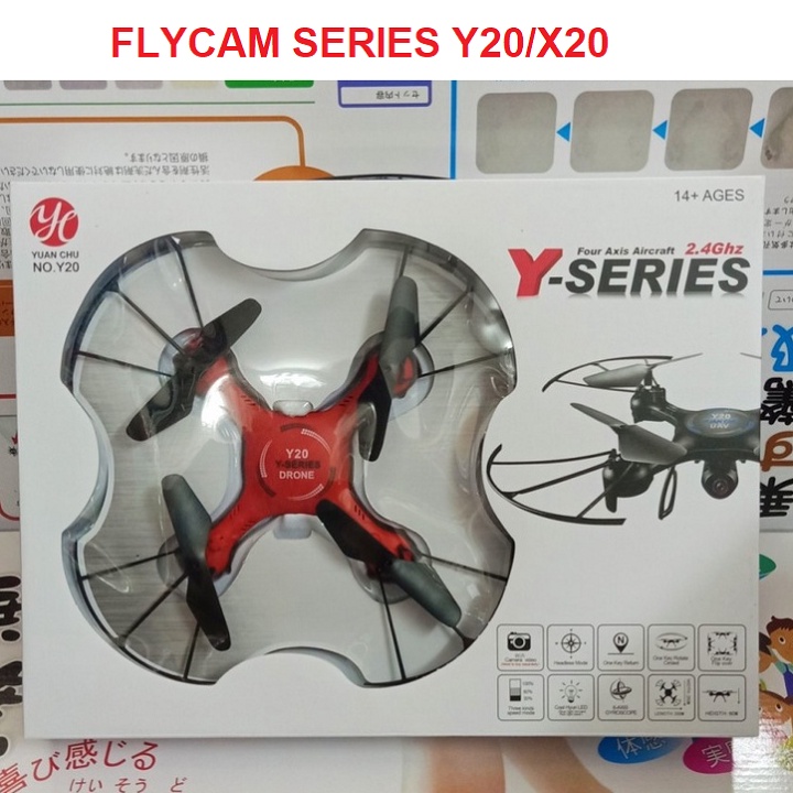 Flycam Điều Khiển Từ Xa, Máy Bay Chống Va Đập, UFO DRONE Y20/X20 SERIES - Đồ Chơi Mọi Lứa Tuổi - Bảo Hành 6 Tháng