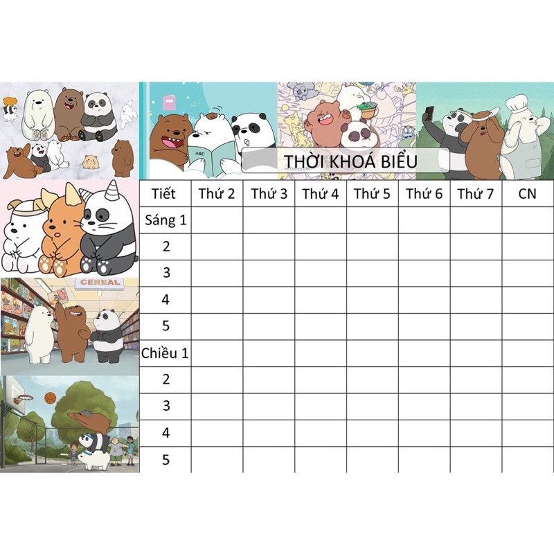 thời khoa biểu decan kute