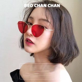 KÍNH RÂM Kính mát RETRO MẮT MÈO SANG CHẢNH