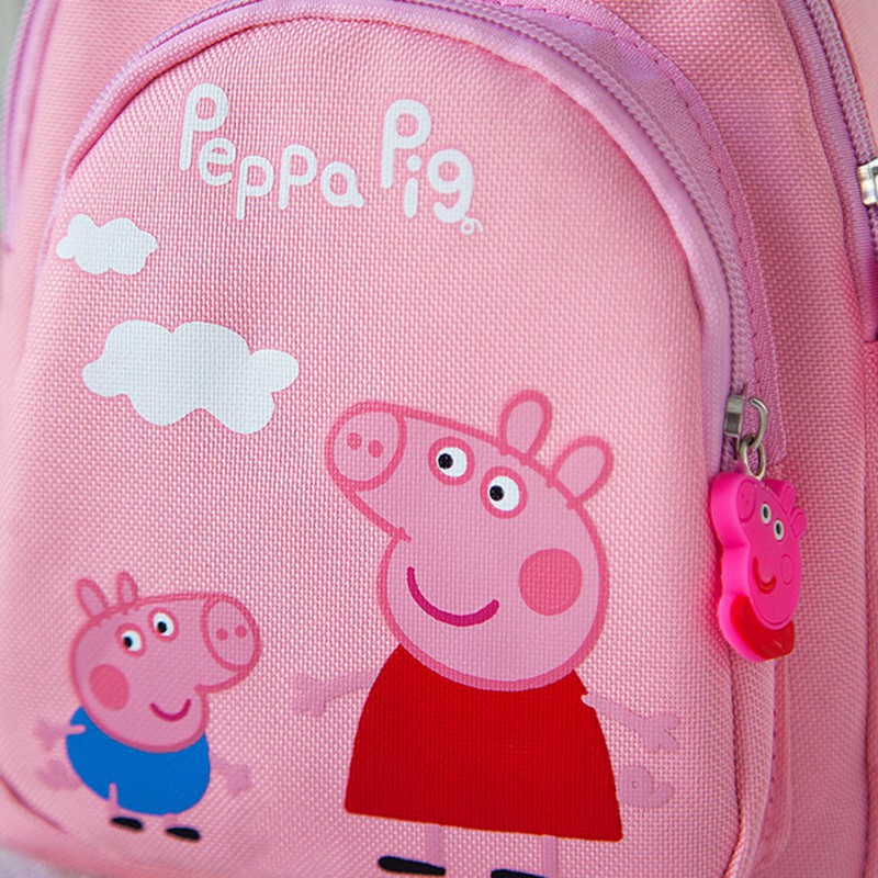 Ba lô đi học in hình heo Peppa đáng yêu cho bé