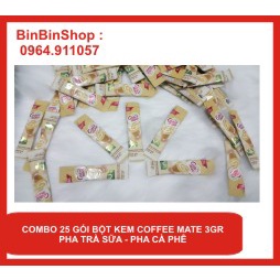 Bột kem Nestle Coffee Mate 3g (Combo 25 gói nhỏ) - Pha trà sữa, pha cà phê