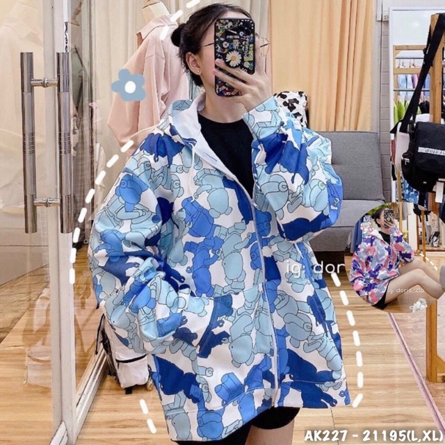 🔥𝐆𝐈𝐀́ 𝐒𝐈̉🔥 227 Áo Khoác Dù Kwa.s Cao Cấp 2 Lớp