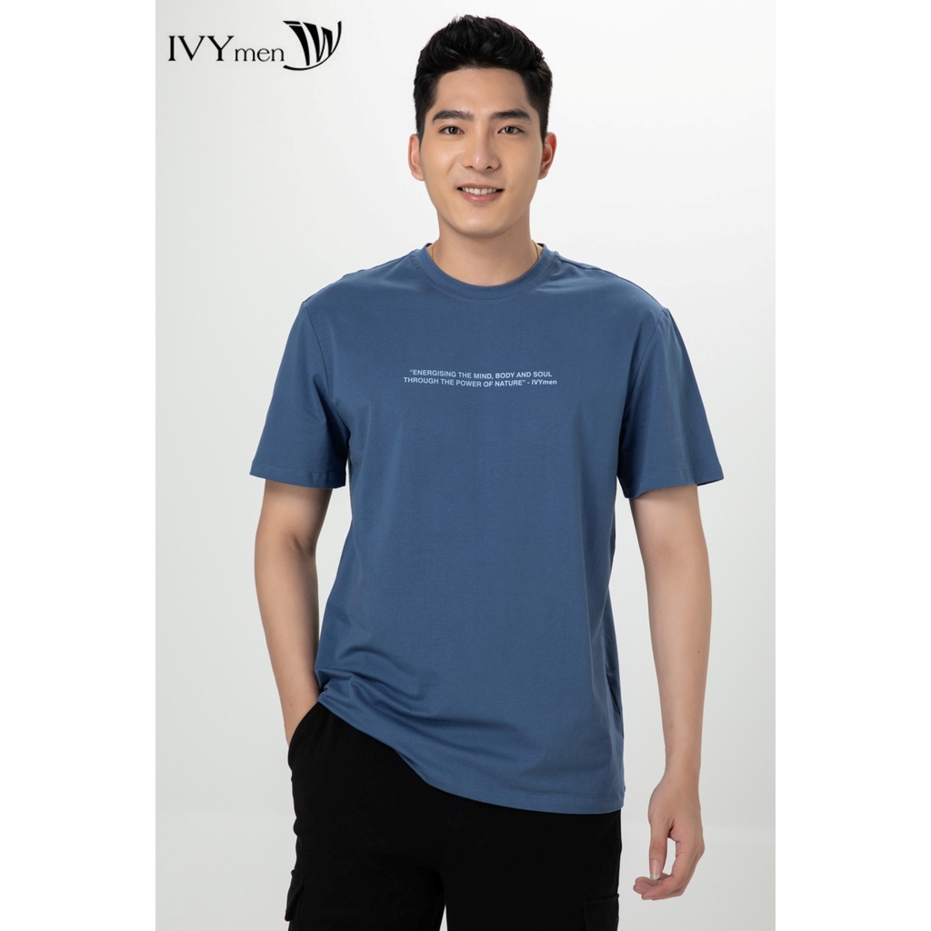 Áo thun nam in quote IVY moda MS 57E3389