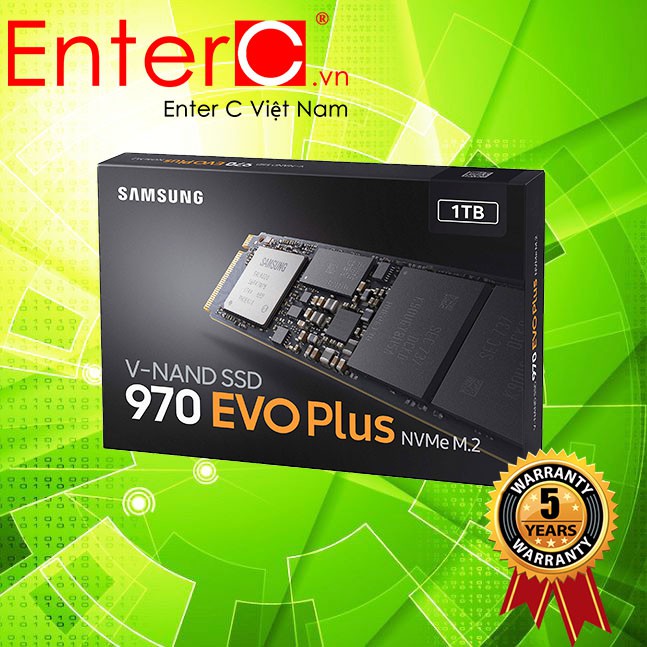 SSD Samsung 970 Evo PLUS chuẩn PCIe NVMe M.2 2280 [ Bảo hành 5 Năm ] 250/500/1TB