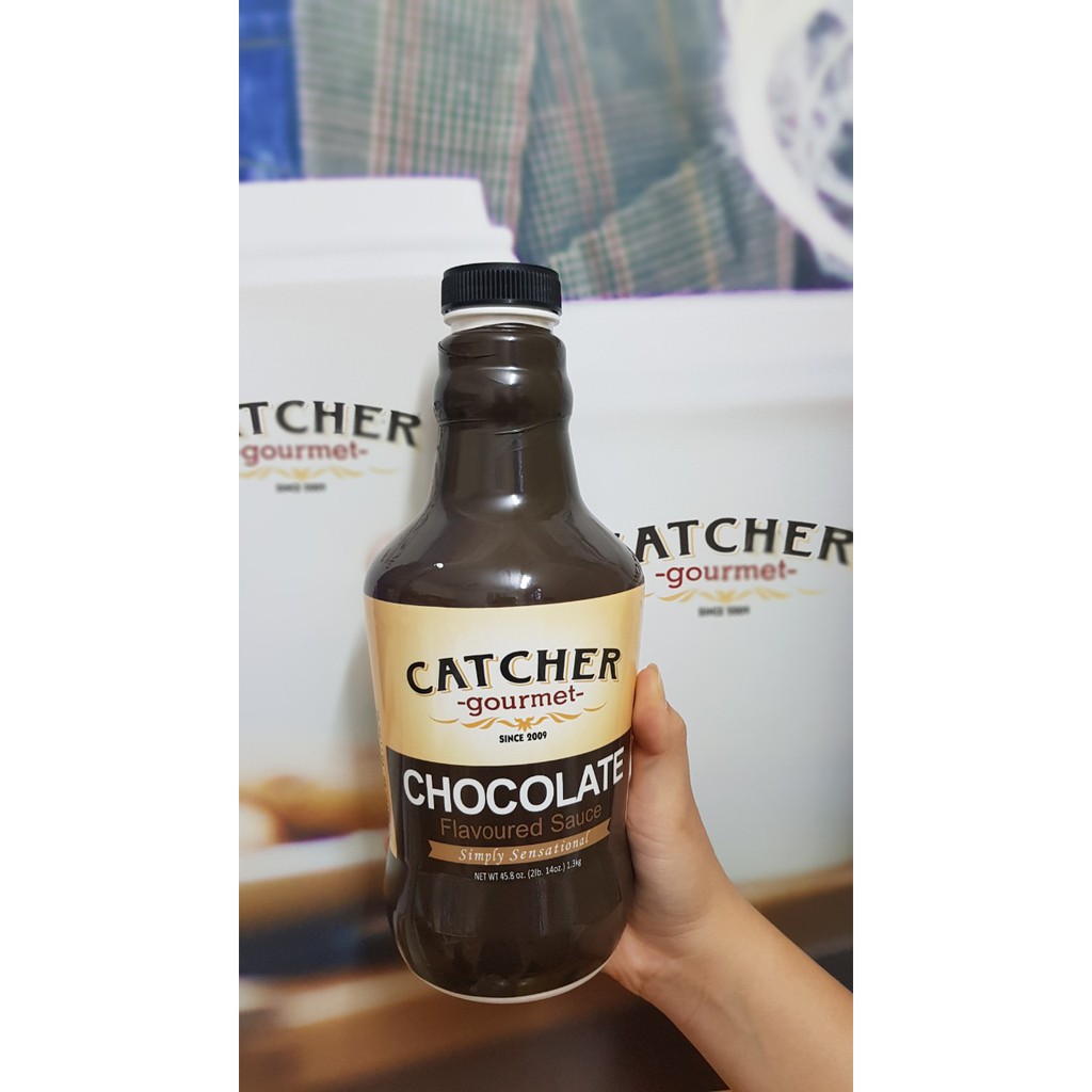 Chocolate sauce- sốt sô cô la hãng catcher gourmet chai 1Lit