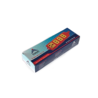 Ổ cắm chịu tải cam hinoki - ổ 4, ổ cắm siêu chịu tải 6000w có 4 lỗ cắm