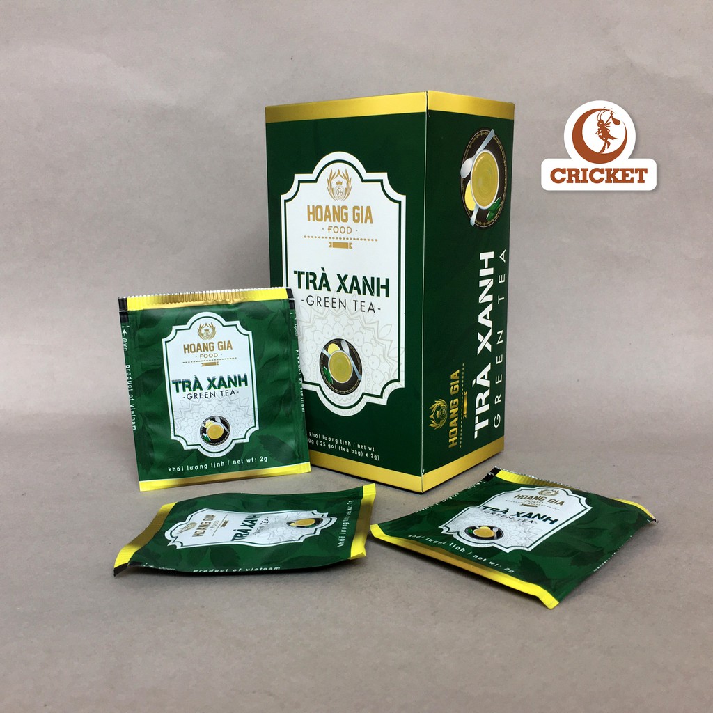 Trà xanh túi lọc Hoàng Gia (Bán lẻ 8 Gói x 2g)