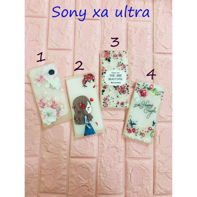 Ốp lu ge thời trang in hinh cho sony XA ultra