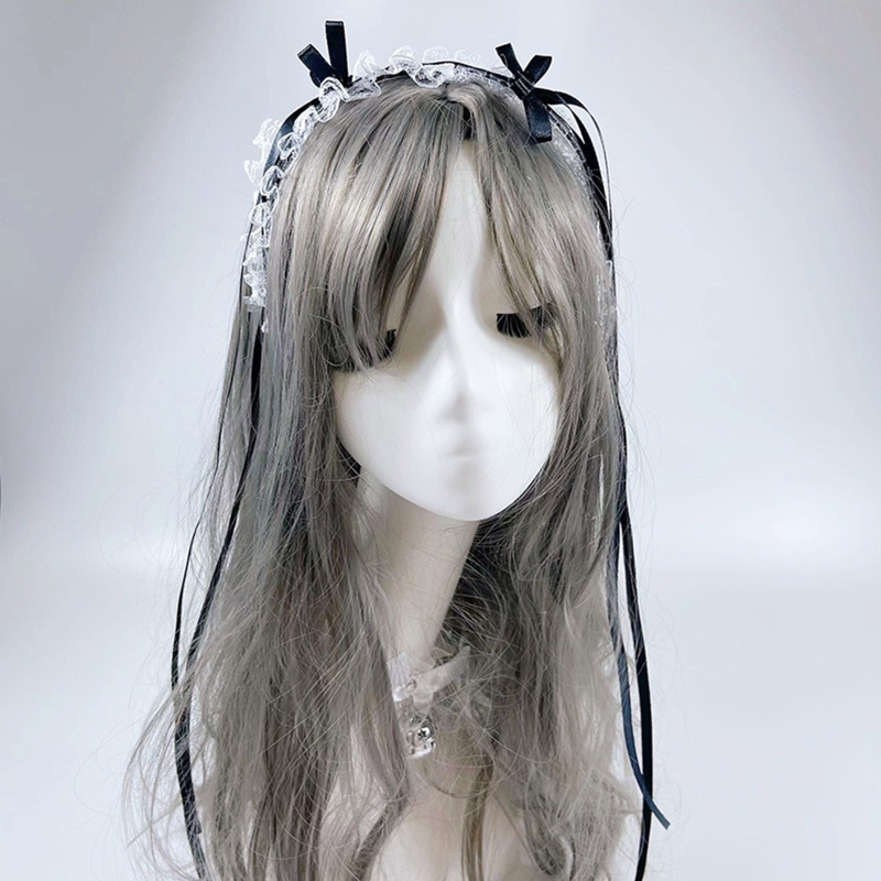 Băng Đô Ren Đính Núm Tua Xinh Xắn Cho Nữ