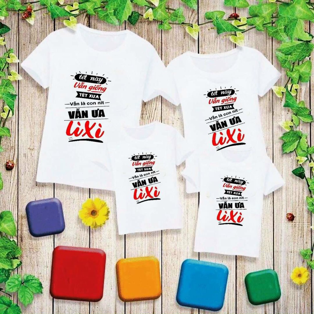 [ÁO THUN GIÁ XƯỞNG]ÁO THUN TẾT LÌ XÌ