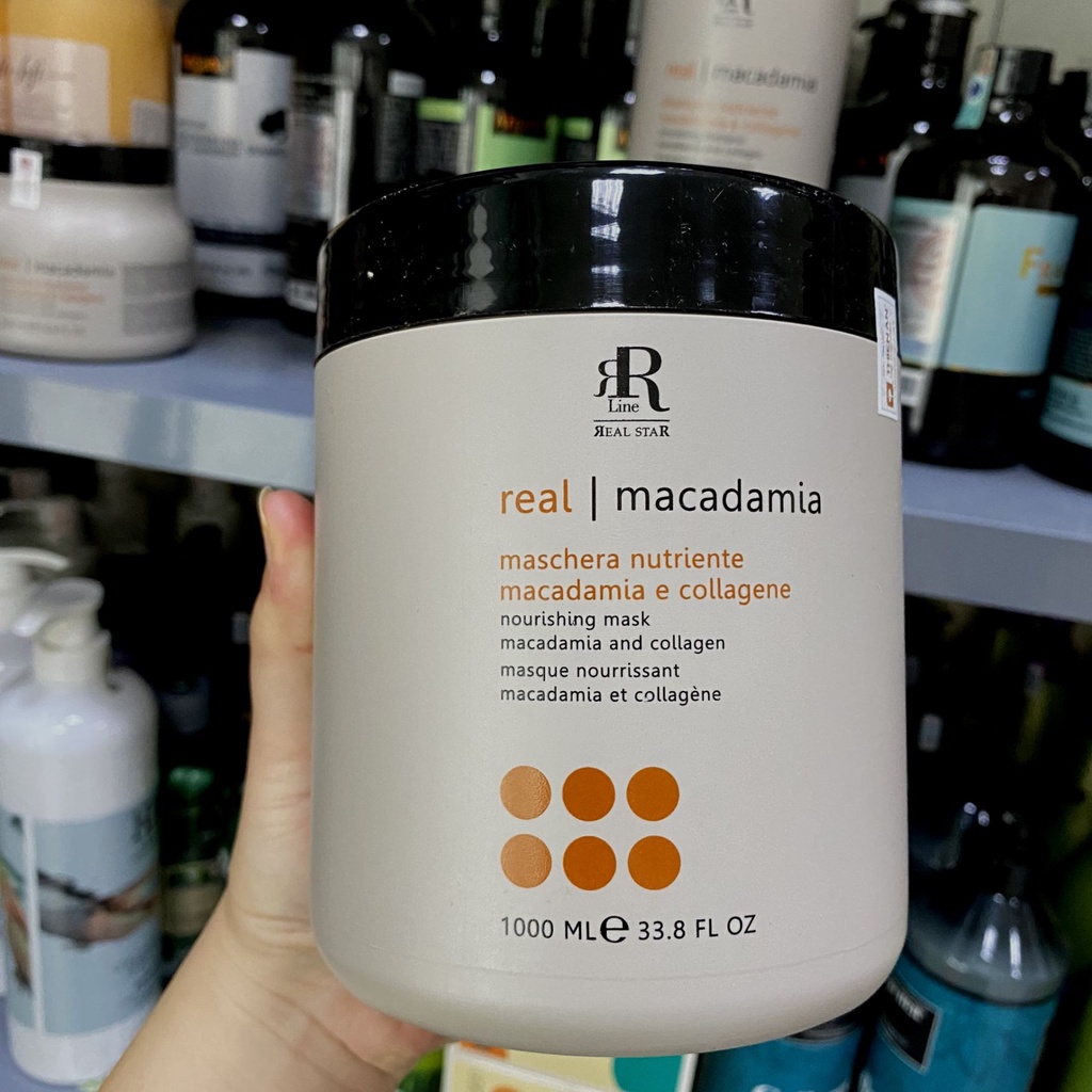 KEM Ủ TÓC PHỤC HỒI & TÁI TẠO TÓC MACADAMIA & COLLAGEN STAR  SIZE: HŨ 500ml – 1000ml hàng chính hãng