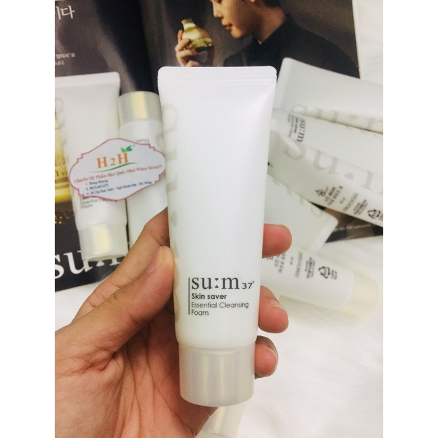 [CHÍNH HÃNG] Sữa rửa mặt Dành Cho Da Dầu Sum37 Skin Saver Essential Cleansing Foam 40ml