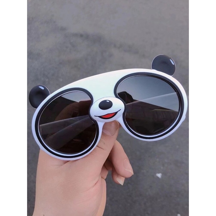 Kính Mắt Gấu Trúc Dễ Thương_ Kính Râm Phân Cực Chống Tia UV  Cho Bé HOT 2022