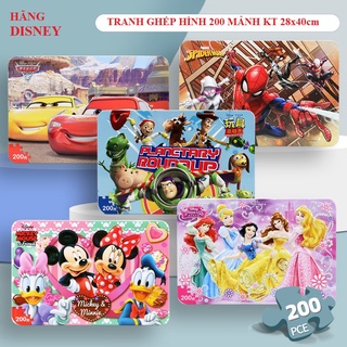 Đồ chơi xếp hình 200 mảnh hộp thiếc in dập nổi, Tranh ghép hình 200 miếng, puzzle, Bộ xếp hình cho bé