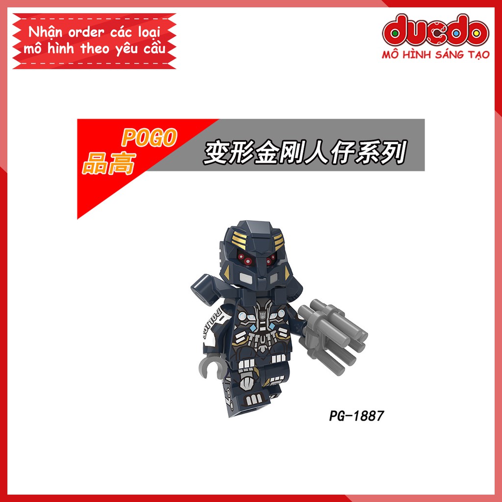 Minifigures các robot Transformer mới nhất - Đồ chơi Lắp ghép Xếp hình Mini Optimus Mô hình POGO PG 8215