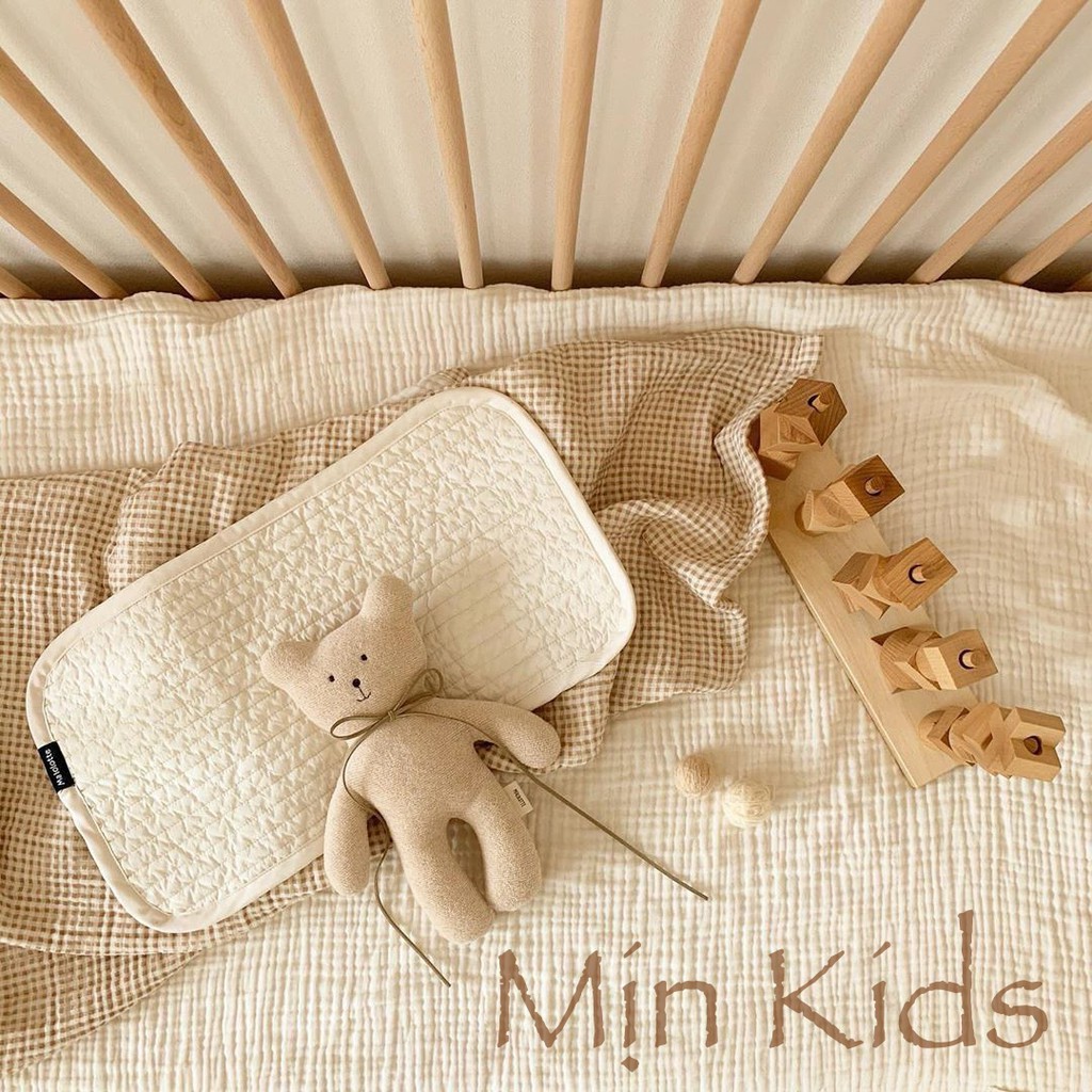 Gối Quilting Mỏng Cotton Trần Bông Tinh Khiết Cao Cấp Mịn Kids