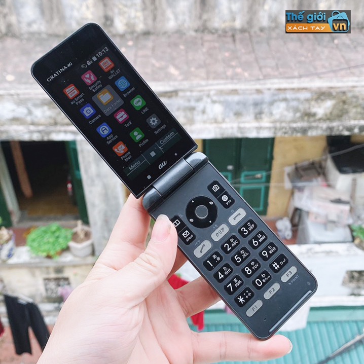điện thoại nắp gập nhật bản kyocera kyf31 - máy siêu bền, chống nước, thời trang
