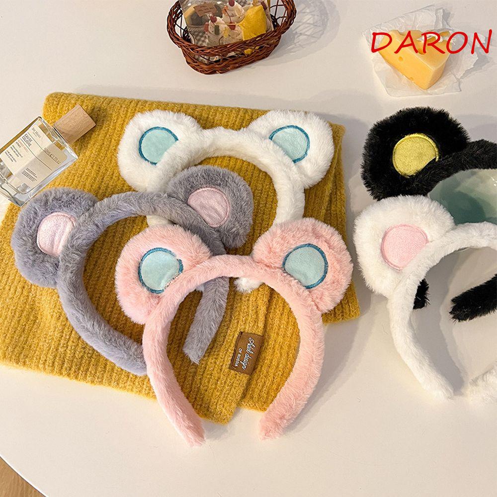 Băng Đô Tai Gấu Mềm Mại Chống Trượt Tiện Dụng Rửa Mặt Cho Nữ