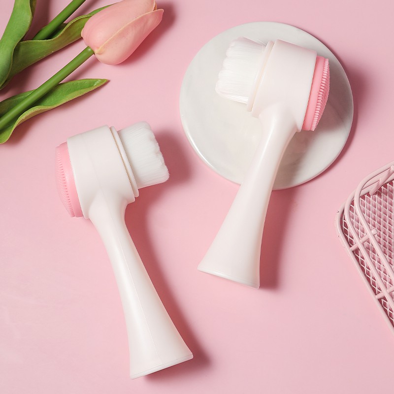 Cọ Rửa Mặt Fenyi Bằng Silicon Thiết Kế Hai Mặt 3D Hỗ Trợ Làm Sạch Lỗ Chân Lông