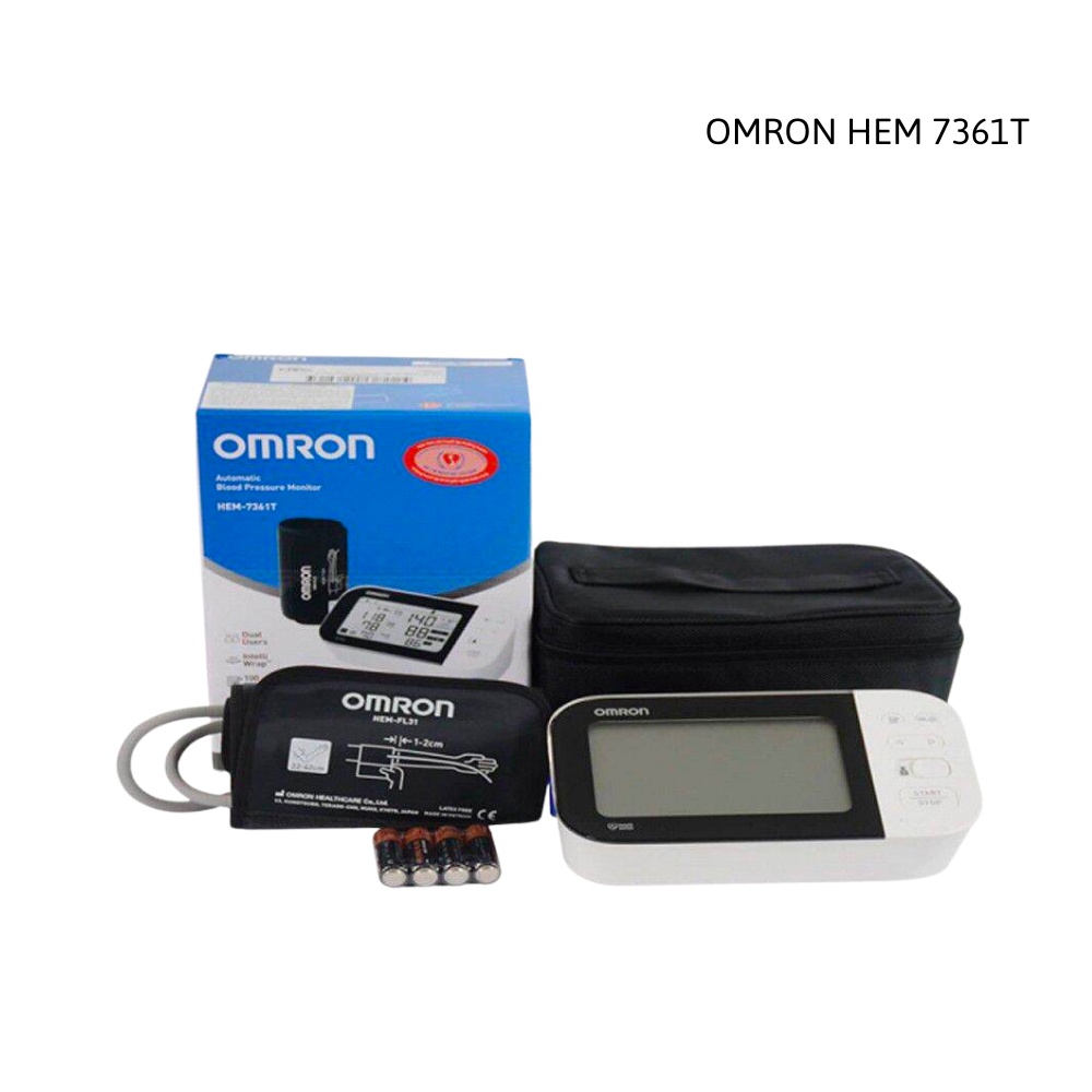 Máy đo huyết áp bắp tay tự động Omron cao cấp HEM-7361T  chính hãng - Thiết bị y tế gia đình Medifa