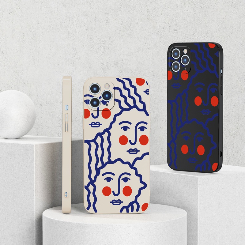 Ốp lưng iphone Ốp điện thoại Suntaiho cho iPhone 13 12 11 Pro Max X XR Xs Max 7 8 Plus 12mini 13mini silicon họa tiết ảnh trừu tượng