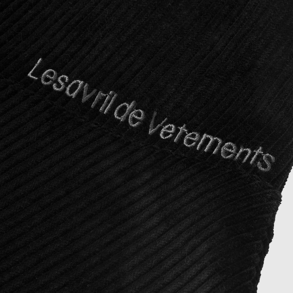 Váy ngắn Lesavril de Vetements Nom de LDV Black