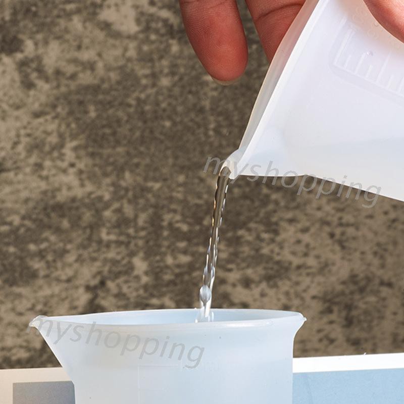 Cốc silicon 100ml đo lường làm trang sức thủ công