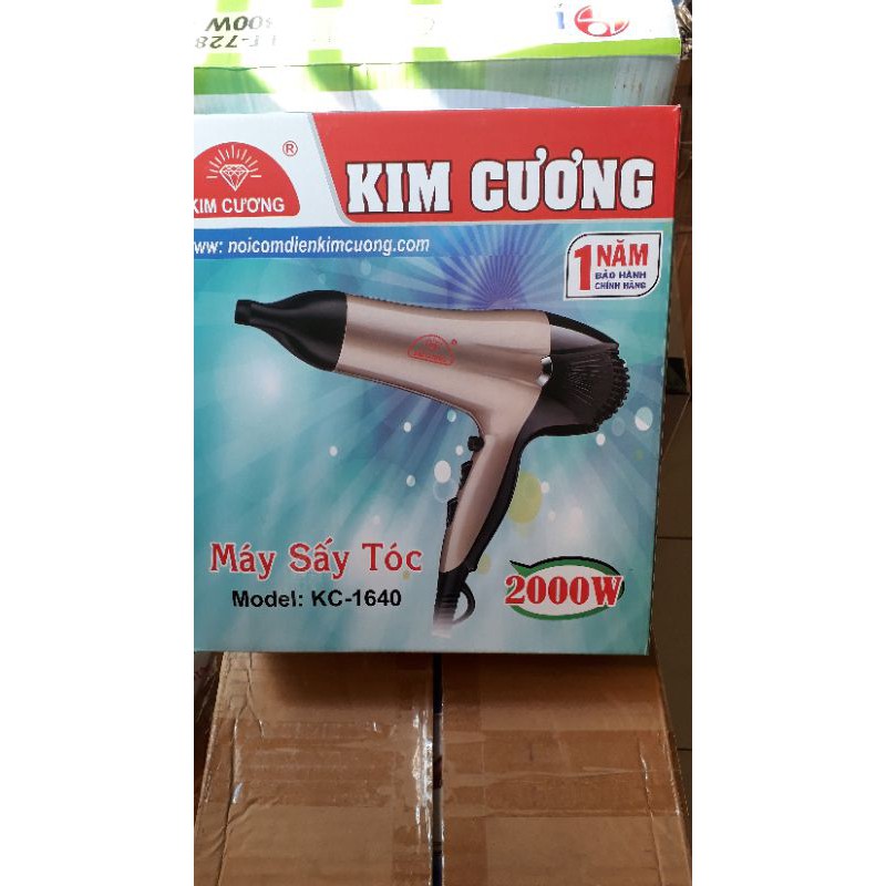 MÁY SẤY TÓC KIM CƯƠNG 2000W CHÍNH HẢNG
