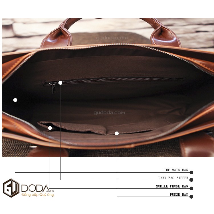 Túi Xách Da Công Sở GU6801 Túi Sách Nam Đẹp | BigBuy360 - bigbuy360.vn