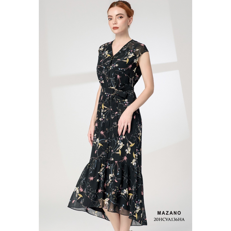 Váy họa tiết dáng dài MAZANO MS 20HCVA136HA
