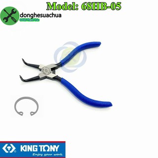 Kìm mở phe trong Kingtony 68HB-05 loại cong dài 125mm mũi 1.3mm (Mã sản phẩm: 68HS-05)