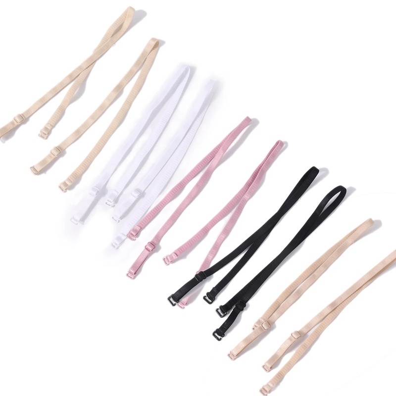 1 Cặp dây áo ngực vô hình chống trượt có thể điều chỉnh kích thước cho nữ