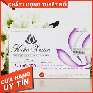 Viên uống Kiều Xuân – Hỗ trợ ngăn ngừa lão hóa, giữ mãi tuổi xuân (Hộp 20 viên)