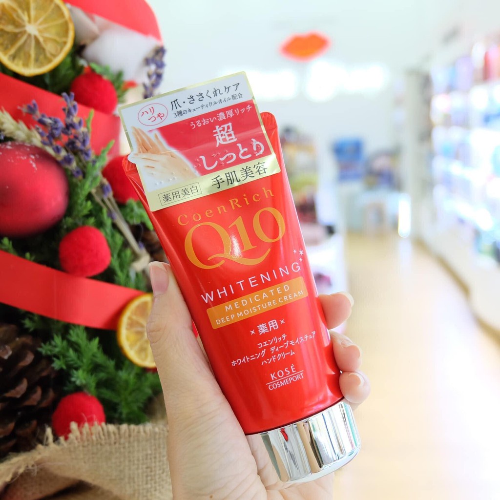 Kem Dưỡng Da Tay Q10 Mềm Mịn Kose Hand Cream Nhật Bản - Tuýp 80g