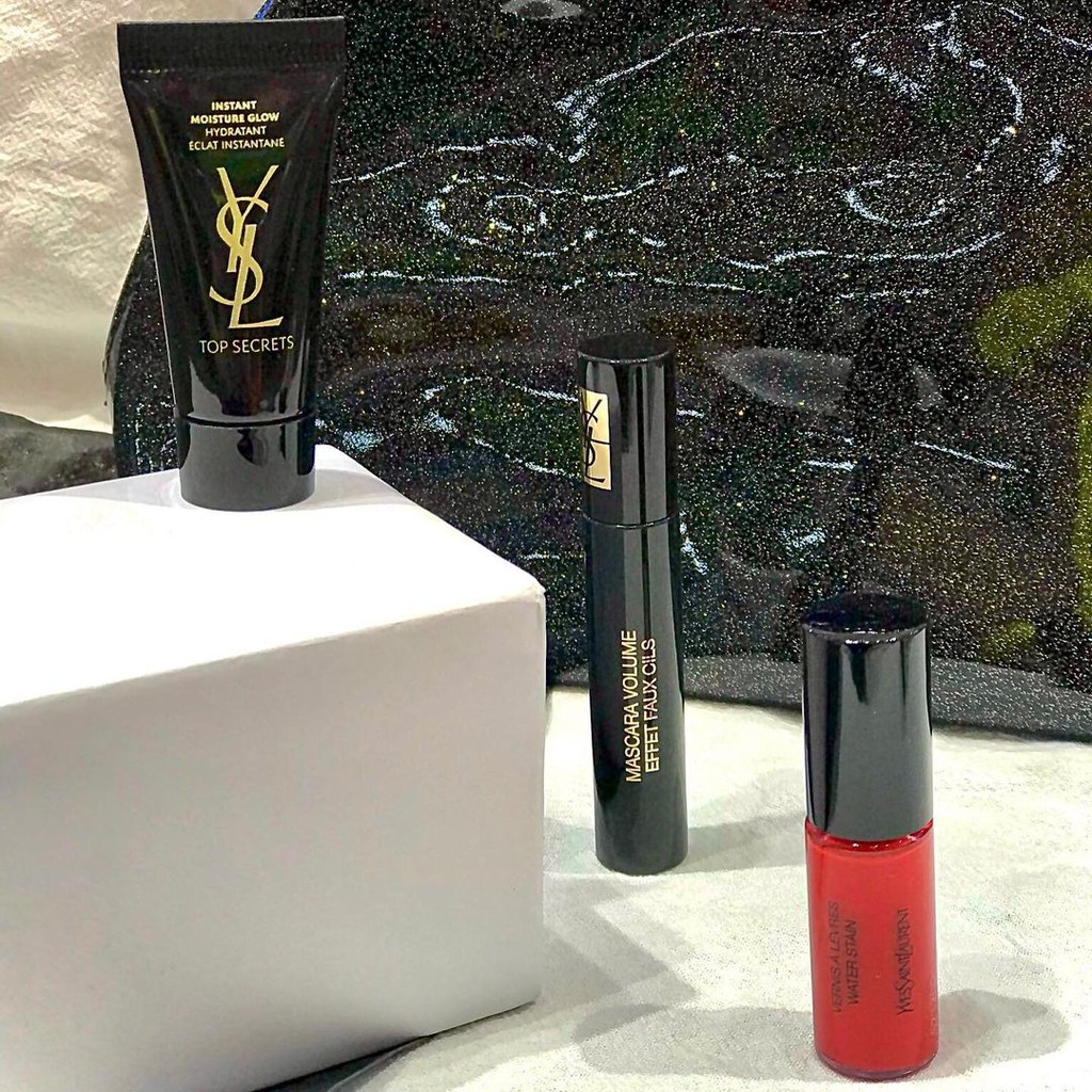 SET TRANG ĐIỂM YSL MINI KÈM TÚI ĐỰNG ĐỒ MAKEUP | BigBuy360 - bigbuy360.vn