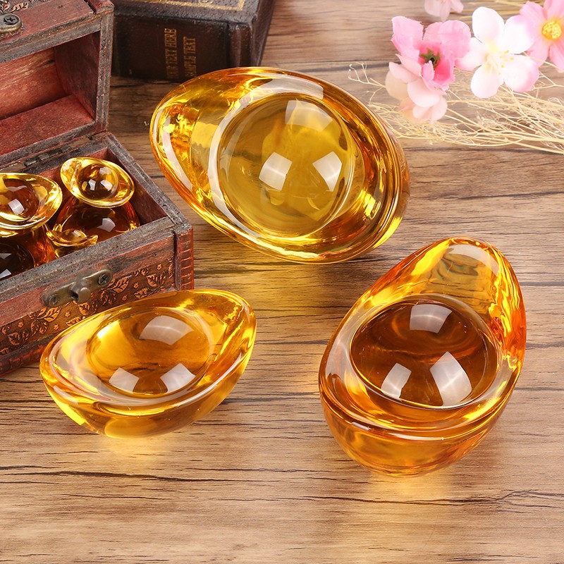 THỎI VÀNG PHONG THỦY THẦN TÀI MAY MẮN 6CM