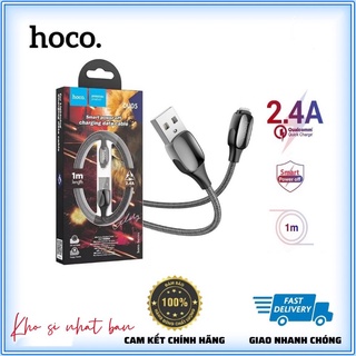 Cáp sạc tự ngắt thông minh hoco du05/u35/u79 chính hãng - dây sạc nhanh tự ngắt dây dù sạc 12w cho 6->14pro max