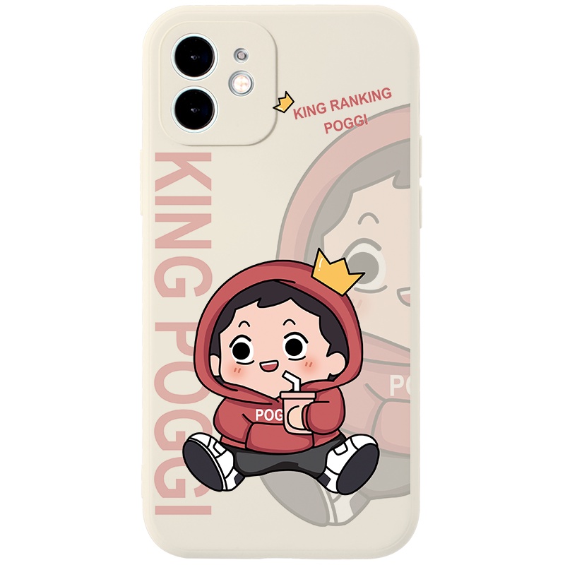 Ốp lưng JURSUE hoạt hình cặp đôi dễ thương đẹp cho iPhone 13 12 11 Pro Max SE 2020 X XR XS ip 8 7 6 6S Plus kute Y126