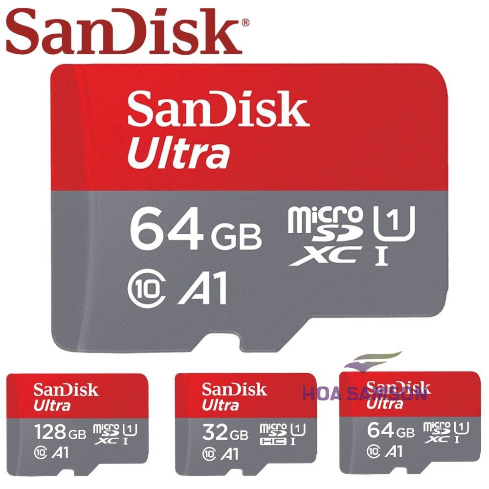 Thẻ nhớ sandisk 64GB /32Gb/16GB/8GB dùng điện thoại, máy ảnh - Thẻ nhớ tốc độ cao Class 10 Ultra 667x 100MB/s