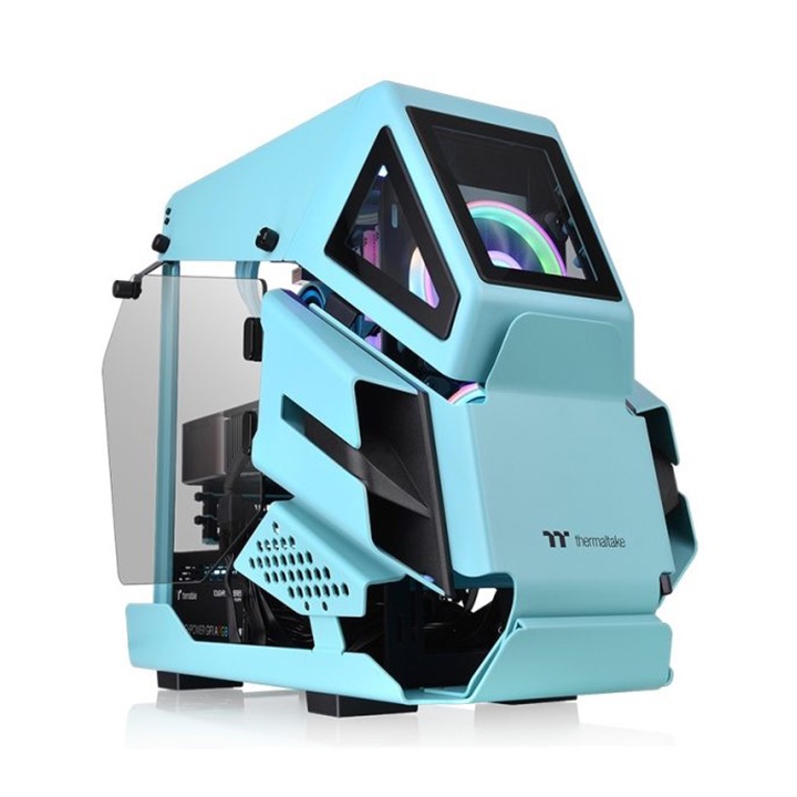 Vỏ case Thermaltake AHT200 TG Turquoise - Hàng chính hãng