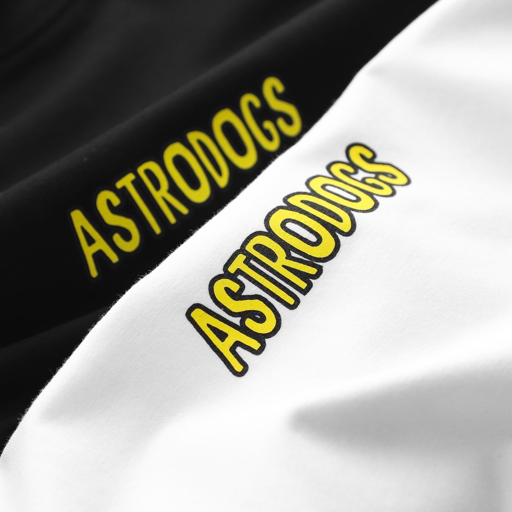 Áo thun tay lỡ nam nữ in hình Astro Dog , Vải Cotton Form Oversize - SELECTED.STORE