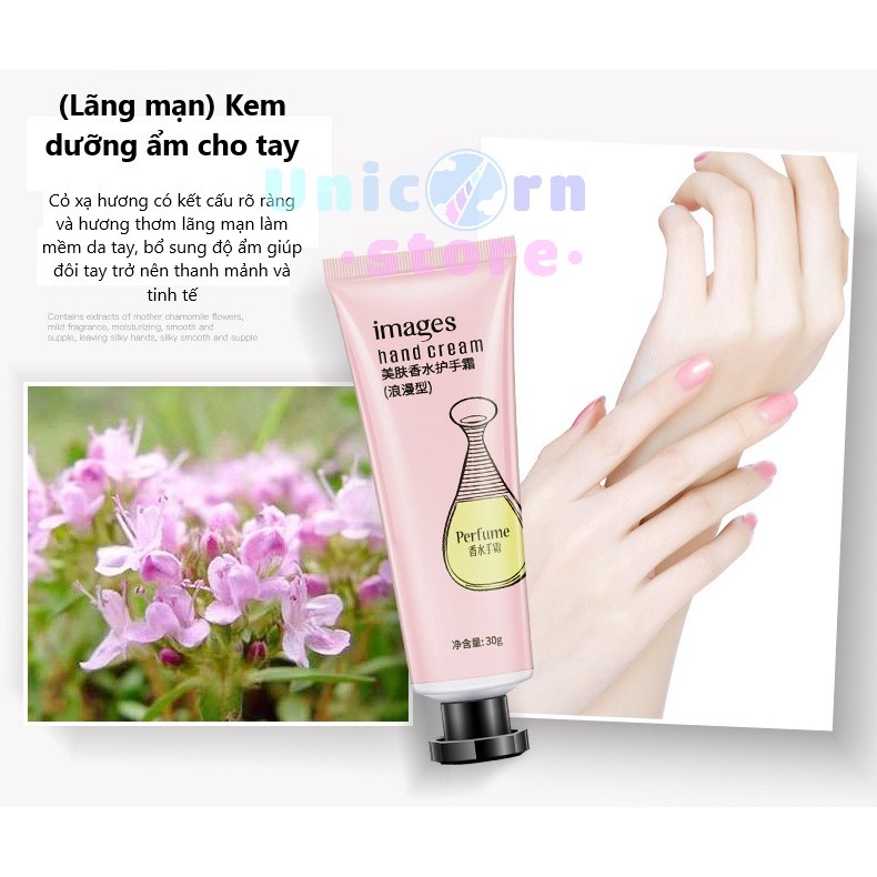 Kem Dưỡng Da Tay Images Hương Nước Hoa Cao Cấp Chống Khô 30g