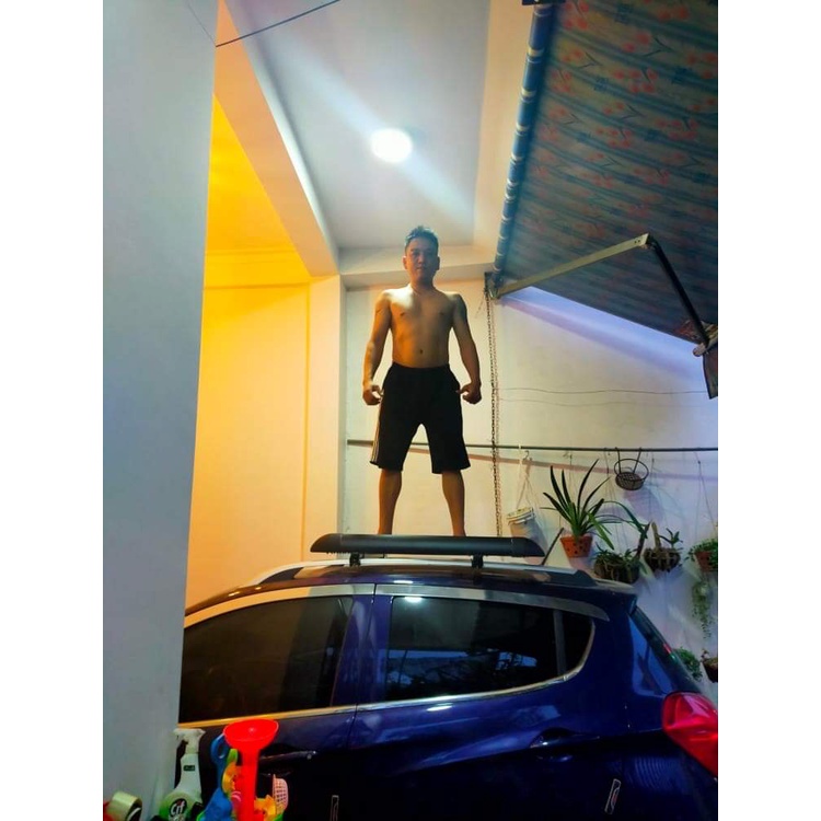 Giá nóc nhôm vuông Vinfast FADIL ⚡ CAO CẤP ⚡ Baga mui ô tô chất liệu kim loại cao cấp,thiết kế chịu lực tốt
