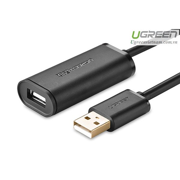 Cáp USB 2.0 nối dài 5m có chíp khuếch đại chính hãng Ugreen 10319